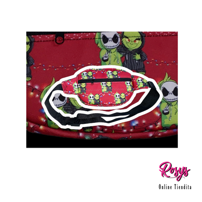 Jack and Grinch Fanny Pack | Handmade Belt Bag | Made By Rosy!