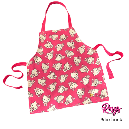 Hello Kitty Pink Kids Apron | Kids Aprons | Made By Rosy!