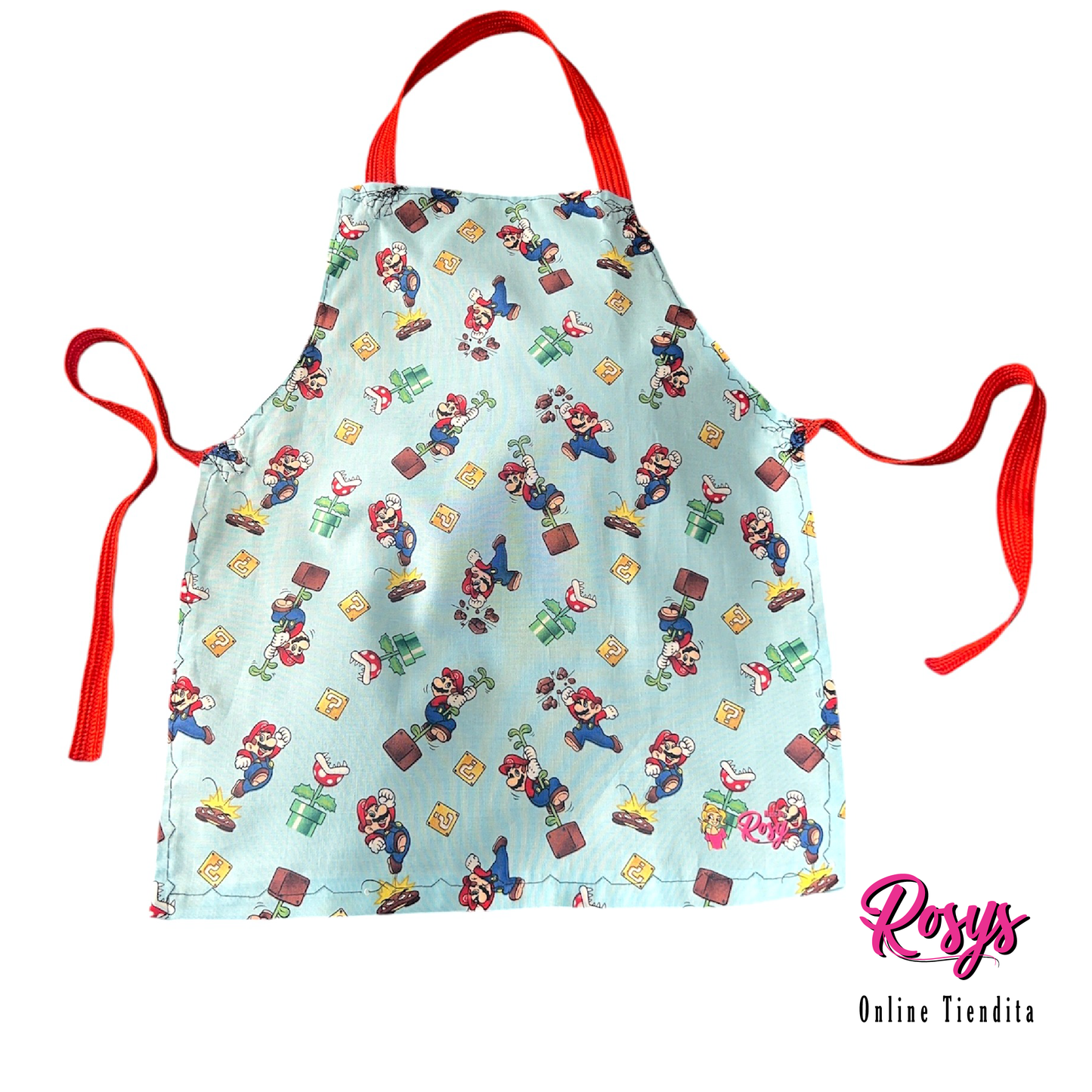 Mario Bros Kids Apron | Kids Aprons | Made By Rosy!