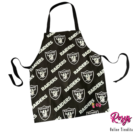 Raiders Football Kids Apron | Kids Aprons | Made By Rosy!