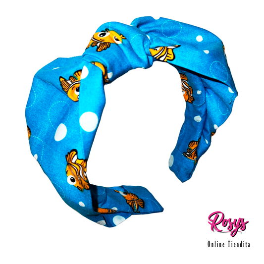 Nemo Knotted Headband | Made By Rosy!