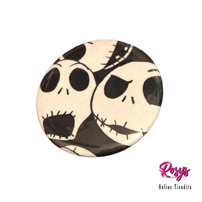 Jack Skellington & Family Pin Back Button | Buttons